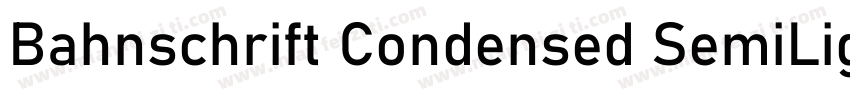 Bahnschrift Condensed SemiLight字体转换